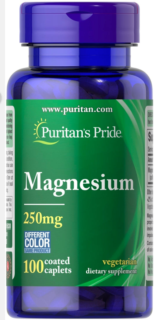 Magnesium tablets 100 250mg